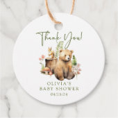 Natuur's Delight Beer Baby shower Favor Gift Label (Voorkant)