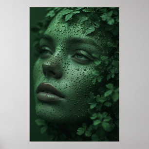 Natuur's Embrace: een portret van schoonheid Poster