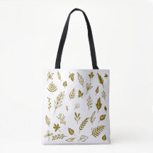 Natuur's Gifts Botanical Art Canvas tas
