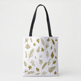 Natuur's Gifts Botanical Art Canvas tas