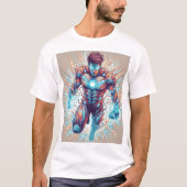 natuur's Guardian: Superhero Power ontketend T-shirt (Voorkant)