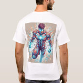 natuur's Guardian: Superhero Power ontketend T-shirt (Achterkant)