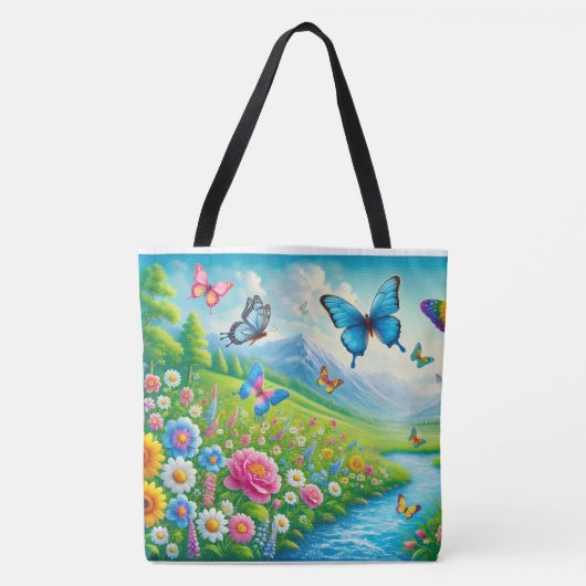 Natuur's magische Canvas tas (Voorkant)
