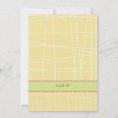 Natuur's Nest verjaardagsfeestje Kaart (Achterkant)