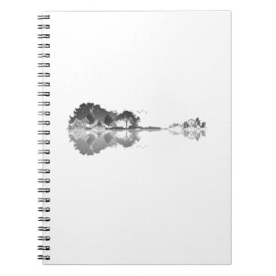 Natuur's Song: Forest Landscape Guitar Art Notitieboek