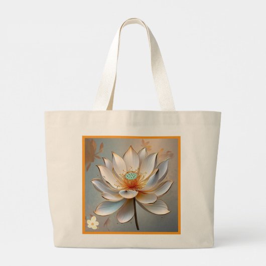 natuur's vredige oase grote tote bag (Achterkant)