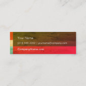 Natuursteen Mini BC, grijs bruin rood Mini Visitekaartje (Achterkant)