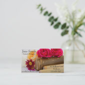 Natuurtherapeut Natuurlijke Therapieën Wellness Visitekaartje (Staand voorkant)