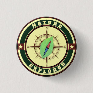 Natuurverkenner Badge Kids Outdoor Onderscheidin Ronde Button 3,2 Cm