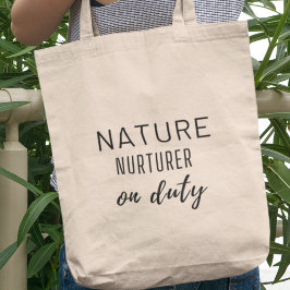 Natuurverzorger in Actie Milieuvriendelijk Duurzaa Tote Bag