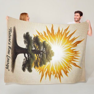 "Natuurwraak" Fleece Deken