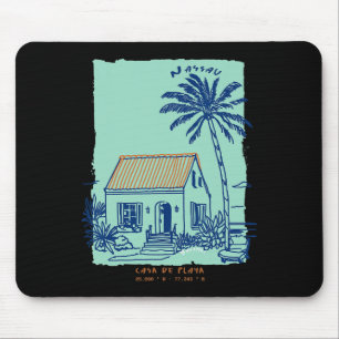Nau Hamas Souvenir Vintage Caribische Cruise Kunst Muismat