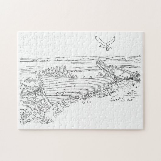 Naufrage Farr Bay Écosse Puzzle (Horizontal)