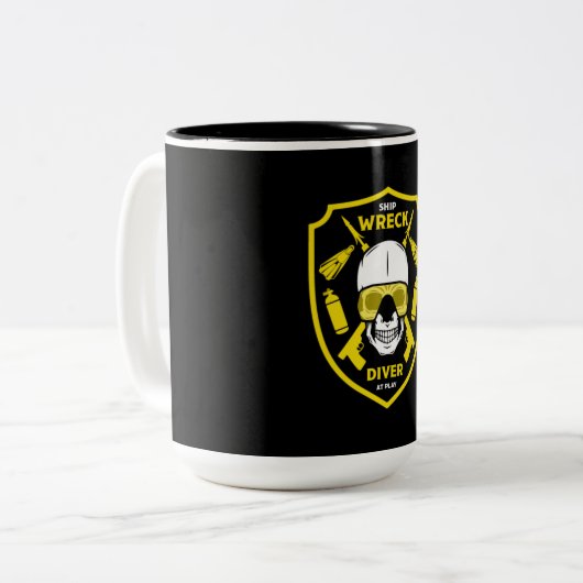 naufrage plongeurs mug (Devant gauche)
