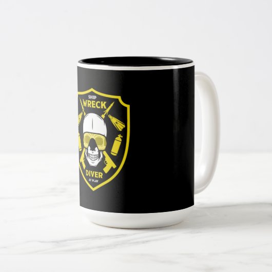 naufrage plongeurs mug (Devant droit)