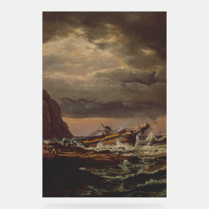 Naufrage sur la côte norvégienne par Johan Dahl
