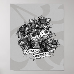 NAUGHT: Guinee-Tattoo Kunst met achtergrond Poster