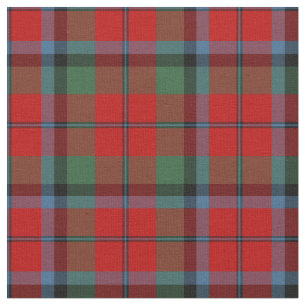 Naughton - MacNaughton Tartan Pattern Red Pset Stof