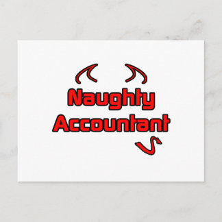 Naughty Accountant Briefkaart