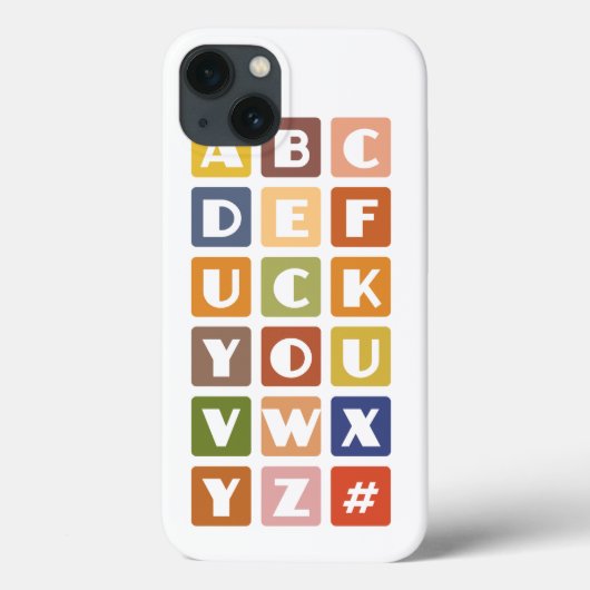 Naughty Alphabets iPhone case-mate Case (Achterkant)