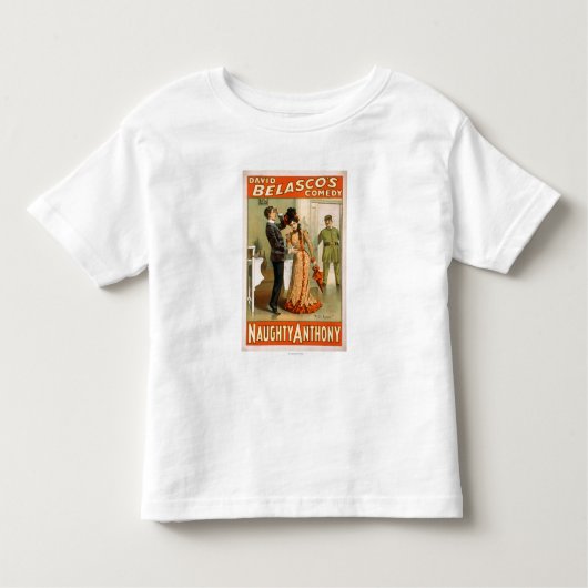 Naughty Anthony "Het weer" theaterPoster Kinder Shirts (Voorkant)