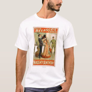 Naughty Anthony "Het weer" theaterPoster T-shirt