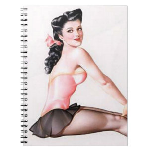  Naughty Ballerina Pin Up Notitieboek