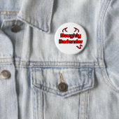 Naughty Bartender Ronde Button 5,7 Cm (In situ)