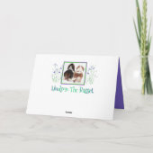 Naughty Basset Hound sur la carte de fête des mère (Dos)