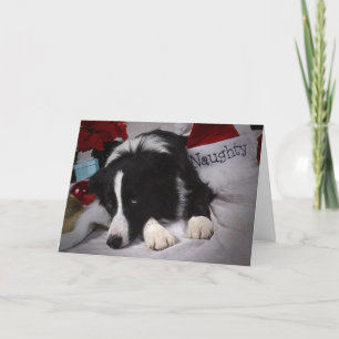 Naughty BC Merry Kerstmis Feestdagen Kaart