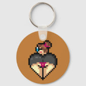 Naughty bibliothecaris Sleutelhanger (Achterkant)