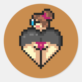 Naughty bibliothecaris Sticker