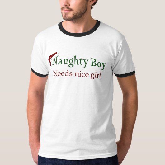 Naughty Boy Tee T-shirt (Voorkant)