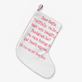 Naughty Budgies Kleine Kerstsok (Voorkant (Hangend))