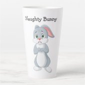 Naughty Bunny Latte Mok (Voorkant)