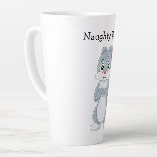 Naughty Bunny Latte Mug (Angle gauche)