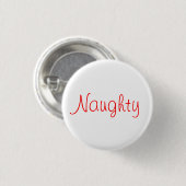Naughty Button (Voorkant /achterkant)