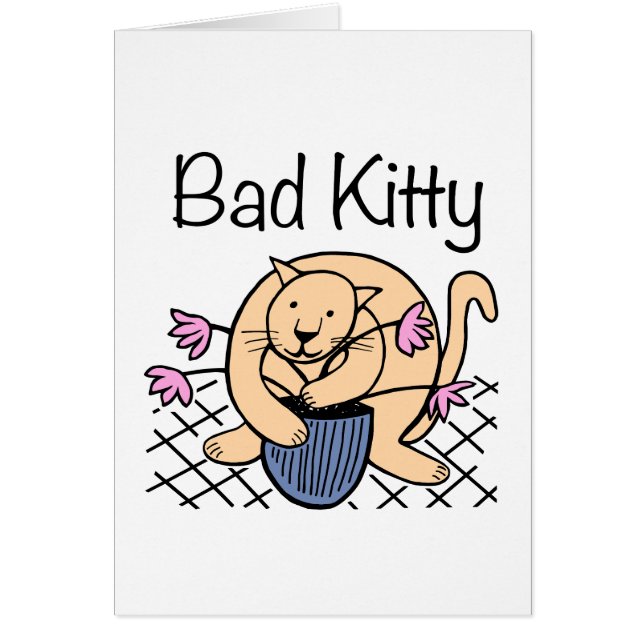 Naughty Cat Cartoon (Voorkant)