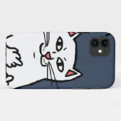 Naughty Cat Case-Mate iPhone Case (Achterkant (horizontaal))