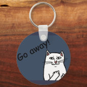 Naughty Cat Sleutelhanger (Voorkant)