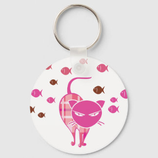 Naughty Cat Sleutelhanger