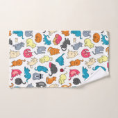 Naughty Cats Kittens Crowd Bad Handdoek (Handdoek)