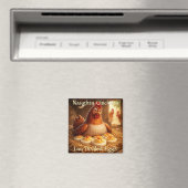 Naughty Chickens Lay Deviled Eggs Fridge Magnet (In Situ (Lave-vaisselle))