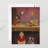 Naughty Child Briefkaart (Voorkant / Achterkant)