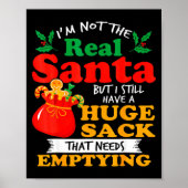 Naughty Christmas For Men Huge Package Sack Dirty Poster (Voorkant)