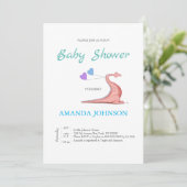 Naughty Dragon Uitnodiging (Staand voorkant)