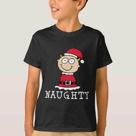 Naughty Elf T-shirt (Voorkant)