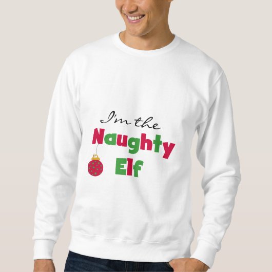 Naughty Elf T-shirts en cadeautjes (Voorkant)
