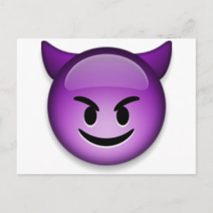 Naughty Emoji face Briefkaart