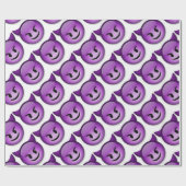 Naughty Emoji face Cadeaupapier (Vlak)